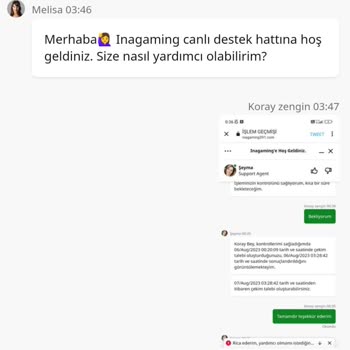 inagaming.com İnagaming Ödeme Yapmıyor