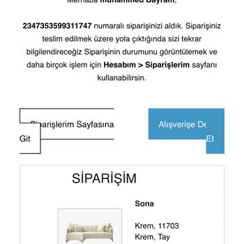 Enza Home Online Sipariş Problemi
