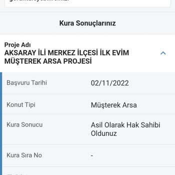 TOKİ Müşterek Arsa Çıktı Asıl