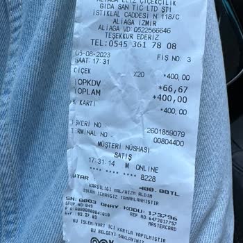 Çiçek Sepeti Şubesinin Ek Ücret İstemesi.