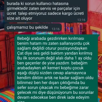 Joell Bebek Arabası Pişmanlıktır!