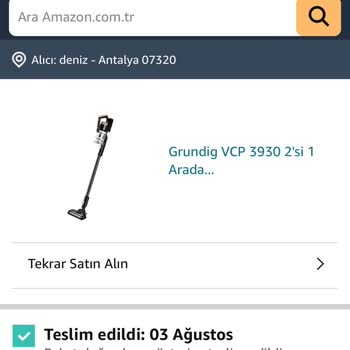 Amazon Ürünümü Teslim Etmedi.
