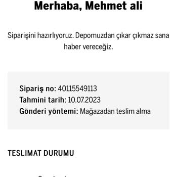 Bershka İnternetten Alınan Ürünler Teslim Edilmiyor.