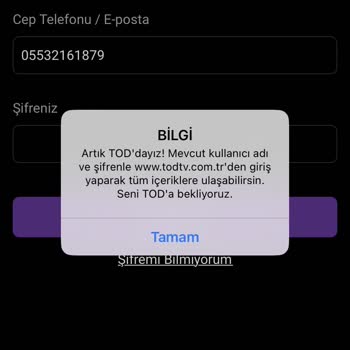Digiturk Beın Connect E Giremiyorum Tod Üyelik Başvurunuz Yok Diyor.