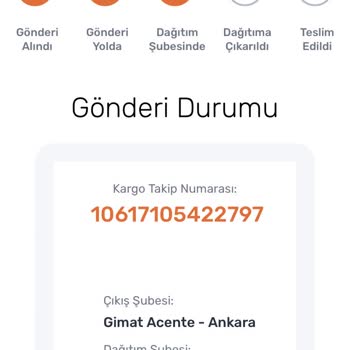 Sürat Kargo Örnek Şubesi