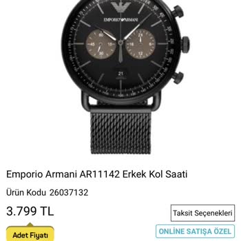 A101 Erkek Kol Saati