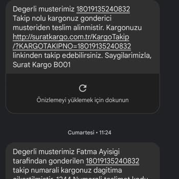 Sürat Kargo Kaç Gündür Kargomu Getirmiyor