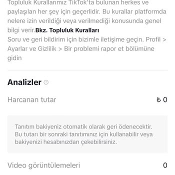 TikTok Onaylanmayan Tanıtımların Para İadesini Ödemiyor