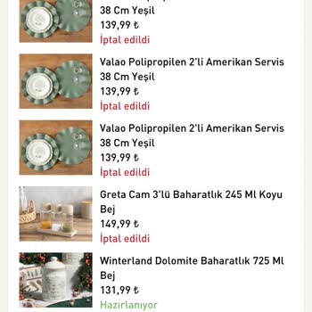 English Home Ürün İptali Ve Ürünlerin Gelmemesi
