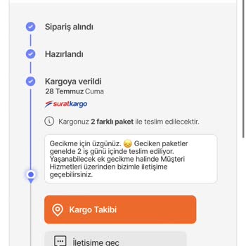 Sürat Kargo Köseköy Şubesi Tam Bir Fiyasko