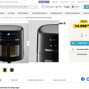 A101 Xiaomi Airfryer Yerine Markasız Bir Ürün Gönderip İade Almıyor