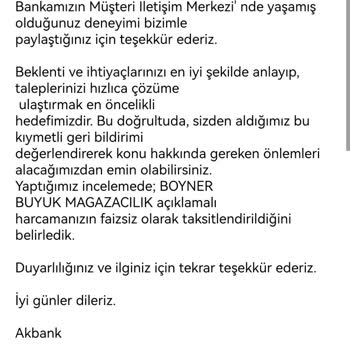 Akbank Ve Boyner Sıkıntılı Ticari İlişkileri
