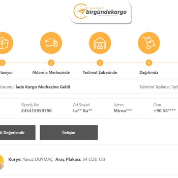 Oysho Web Sitesinde Alınan Ürünlerin Teslimat Sorunu