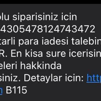 Esra Helvacı İade Ve Kargo Ücret Kesintisi Yaptı