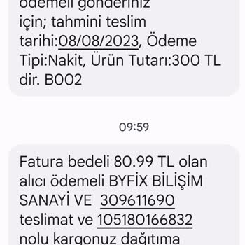 ByFix Servis Ücretsiz Anlaşmalı Kargo Dendi Ücretli Kargo Oldu