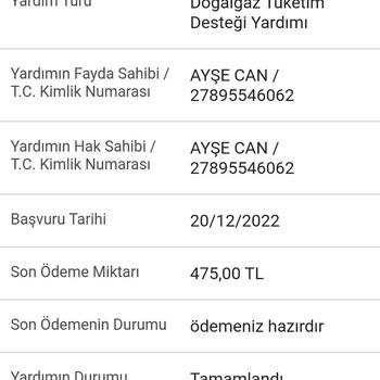 SGK Doğal Gaz Yardım Parası E Devlette Gözüküyor Ma PTT'de Gözükmüyor