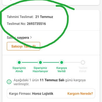 Aylardır Gelemeyen Kargo. Horoz Lojistik Pişmanlıktır!