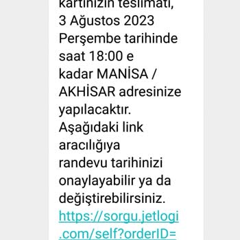 Jetlogi Kargo Teslimi Yapılmıyor