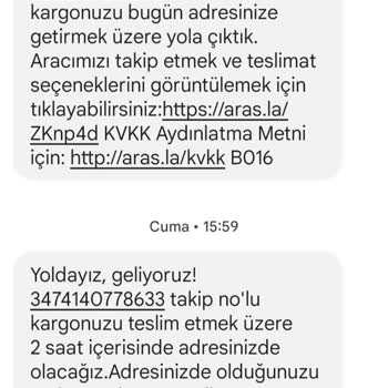 Aras Kargo Ürün Teslimatı Yapmıyor!