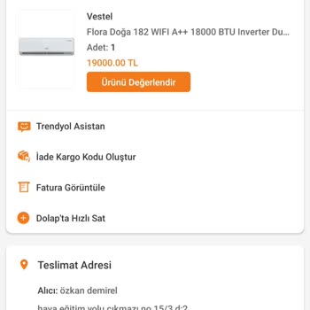 Vestel Klima Montajında Surenin Çok Olup Mağdur Etmeleri