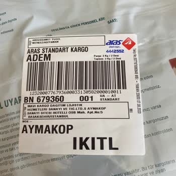 Aras Kargo Ürünler Eksik Ve İstediğimiz Renklerde Değil