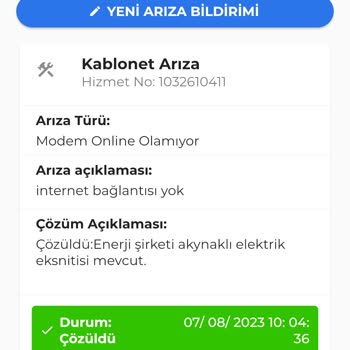 Kablo Netin Arızaları Umursamazlığı