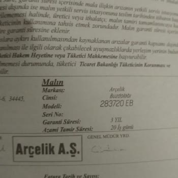 Arçelik Çöp Buzdolabı Arızası