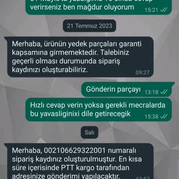 Sinbo Müşteri Hizmetlerinin Geç Cevabı