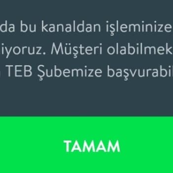 1 Haftadır CepteTeb Hesap Açamıyorum!