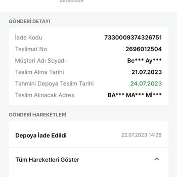 Trendyol Express Trendyol İade Hatası Müşteriye Ödetiliyor