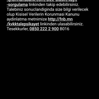 QNB Finansbank Bankanın İşgüzarlığı Haksiz Ödeme Talebi