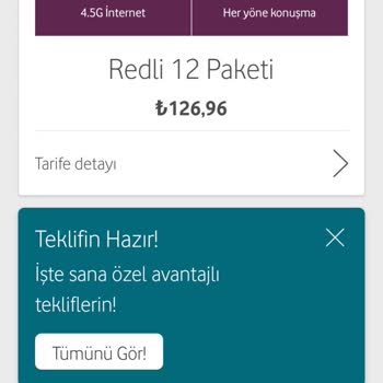 Vodafone Tarife Ve Fatura Tutarsızlığı
