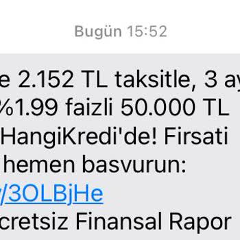 Carrefour SA-Hangikredi Yanıltıcı Reklam SMS İ
