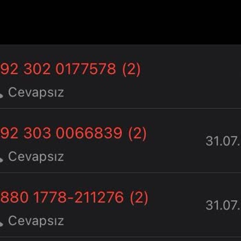WhatsApp'tan Yabancı Numaralar Tarafından Aranılıyorum.