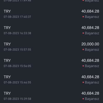 Binance TR Tl Çekemiyorum Banka Hesabıma