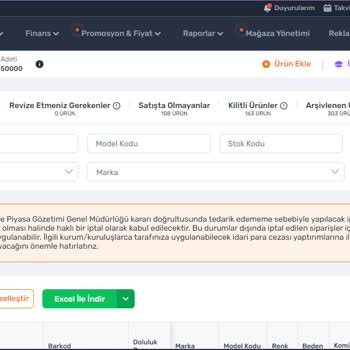 Satışta Olmayan Ürünümü Trendyol Kendi İsteği Üzerine Satıyor.