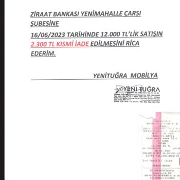 Mondihome Ayrı, Şubesi Ankara Yeni Tuğra Mobilya Ayrı Pişmanlık