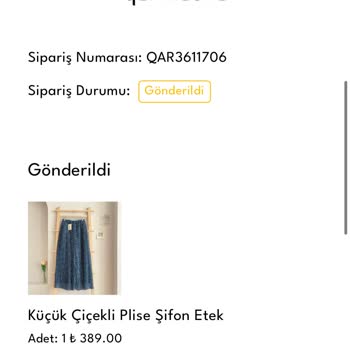 Qarmacha Giyim Para İadesi Yapmıyor