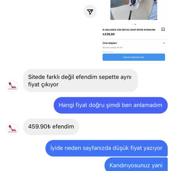 Benim Olsun (benimolsun.com) Benimolsun Ayakkabı Satıcısı Fiyatlarda Yanıltıyor