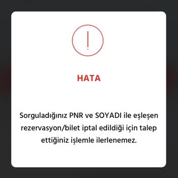 THY Yanlışlıkla Bilet İptali
