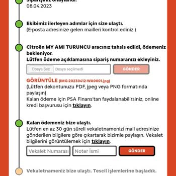 Citroen Yapılamayan Teslimat ve Şeffaf Olmamaları