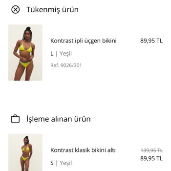 Stradivarius Stokta Yok Deyip Ürün Göndermiyor
