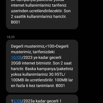 Türk Telekom Selfy Sınırsız Sosyal Medya 20 GB Tarifesinin Haksız Kullanımı