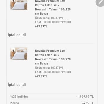 English Home Sattıkları Ürünleri Günlerce Teslim Edemeyip İptal Etmeleri