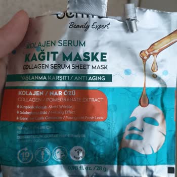 Dermokil Kolajen Maske Yüzümü Yaktı