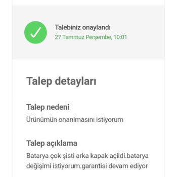 Aras Kargo'da Ürün Yok