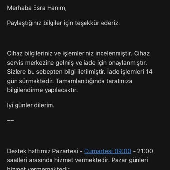 Dyson Airwrap İade Gecikmesi