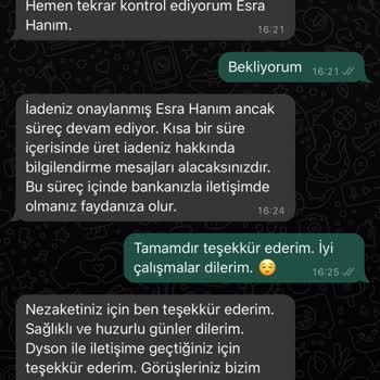 Dyson Airwrap İade Gecikmesi