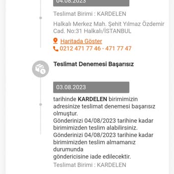 MNG Kargo Kardelen Şubesi Kargomu Teslim Etmiyor!
