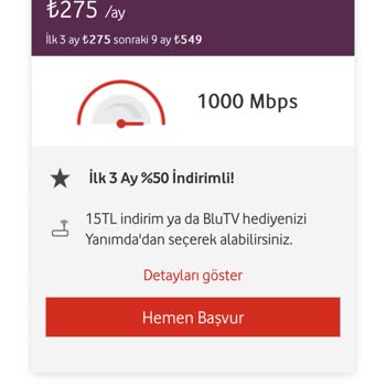 Vodafone Net İnternet Paketi Vermiyor